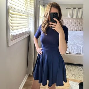 Lulu’s Navy Blue Skater Dress